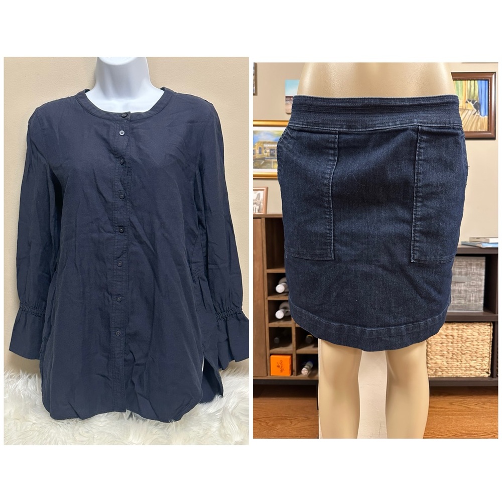 2 pieces LOFT - Skirt + blouse in great condition